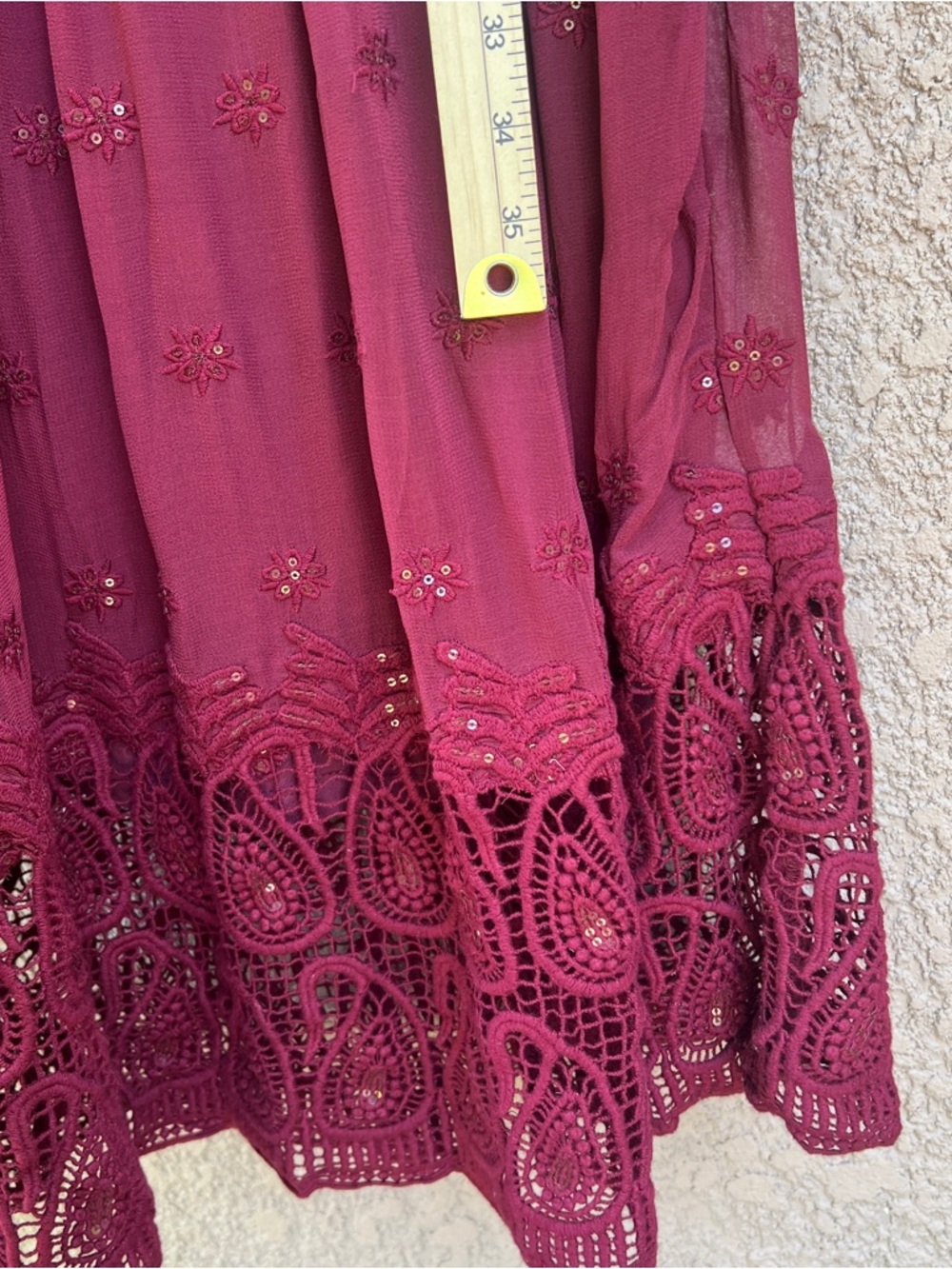 Sundance Lace Maxi Dress Womens XL Romantic Whimsical Renaissance NWT - Picture 15 of 15